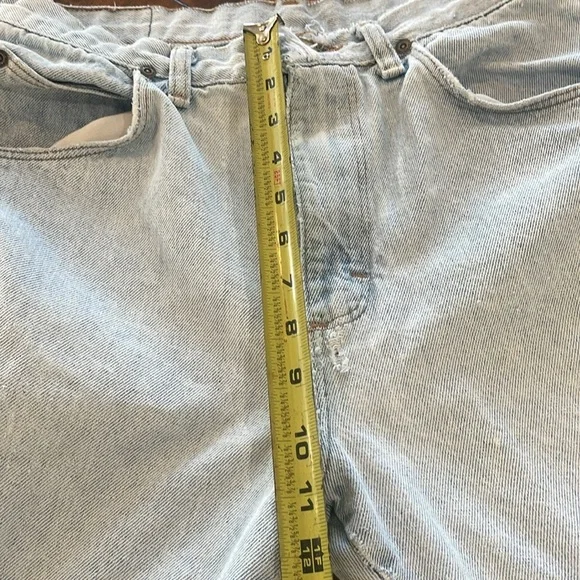 Vintage Wrangler light wash blue denim jeans high waisted rise sz 29 waist - Picture 14 of 16